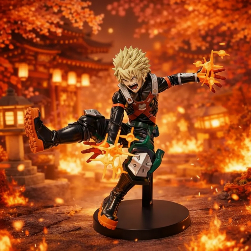 Bakugo Action Figure My Hero Academia Dynamic Battle Statue