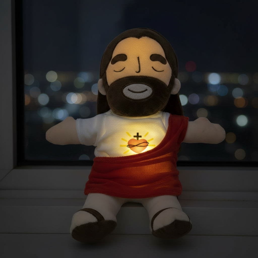 Religious Plush Figure For Spiritual Decor And Gifting