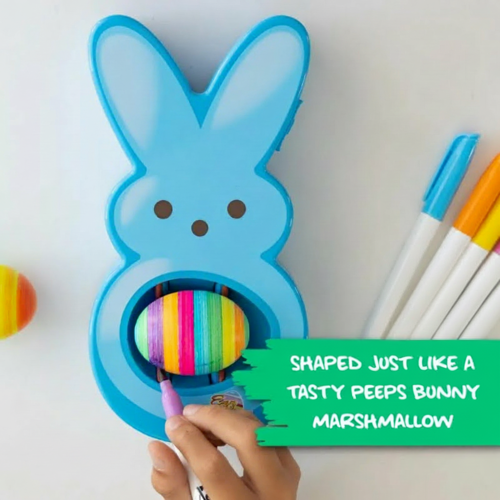 Bunny Shaped Egg Decorating Spinner Craft Kit