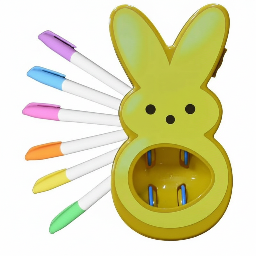 Bunny Shaped Egg Decorating Spinner Craft Kit