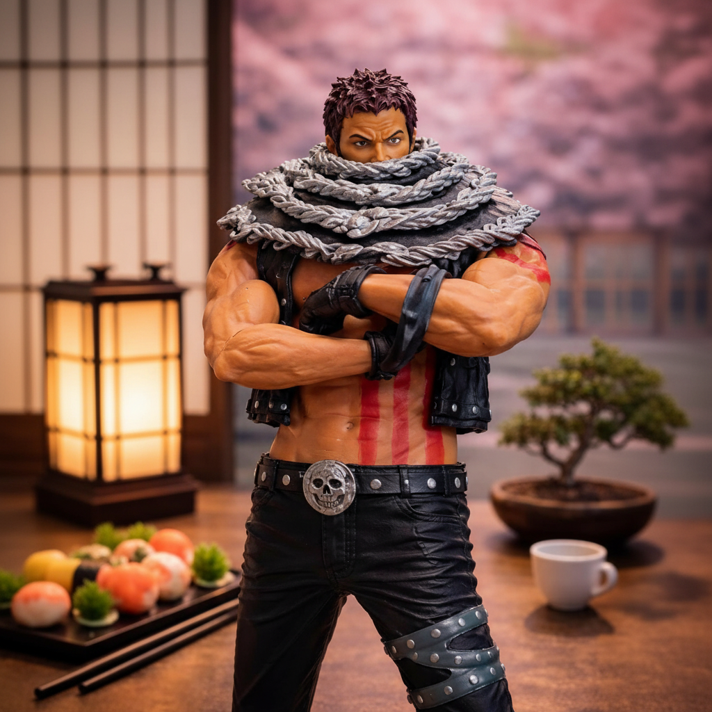 Katakuri One Piece Inspired Anime Action Figure Japanese Diorama Display Toy