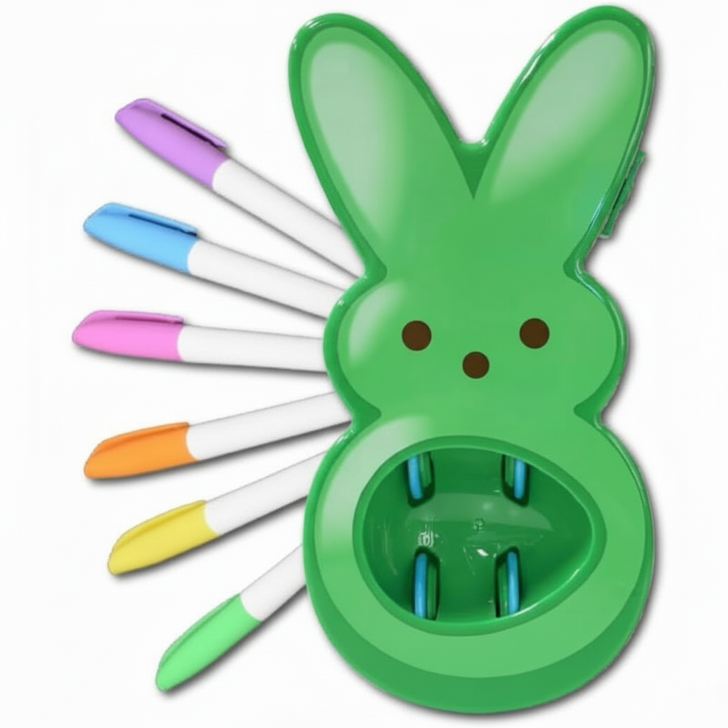 Bunny Shaped Egg Decorating Spinner Craft Kit