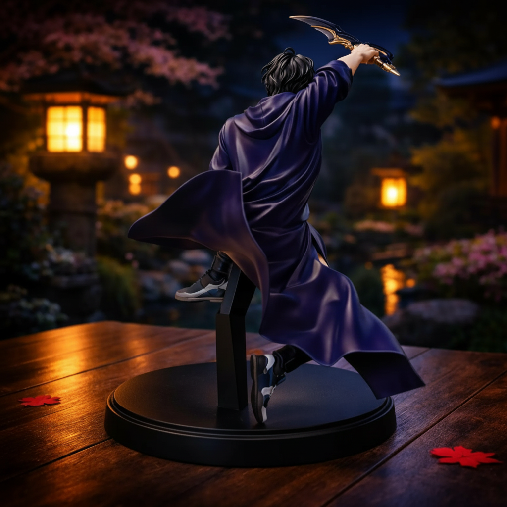 Sung Jin Woo Solo Leveling Figure Statue Night Hunter Anime Manga Decor