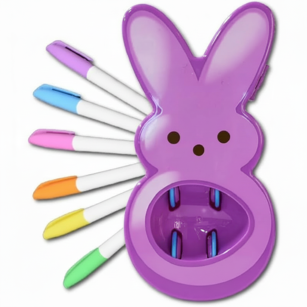 Bunny Shaped Egg Decorating Spinner Craft Kit