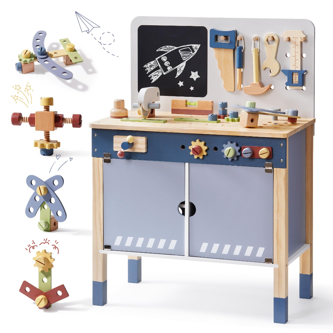 Wooden Toy Workbench