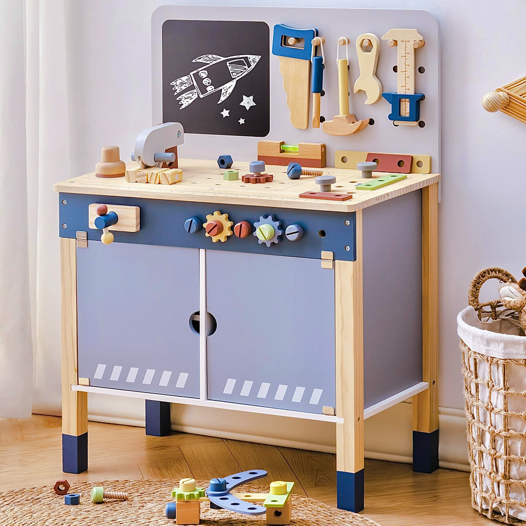 Wooden Toy Workbench
