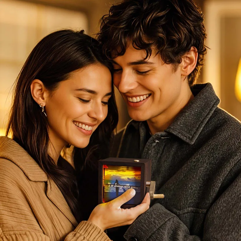 Custom Photo Flipbook Frame With Lights