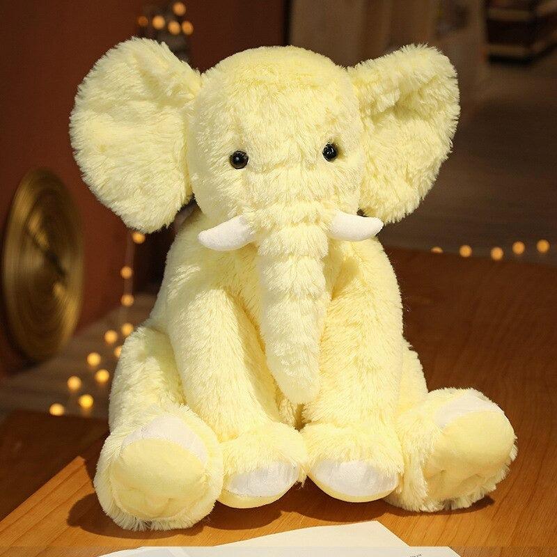 Fat Elephant Plush Toy Pillow For Kids Room Animal Decor