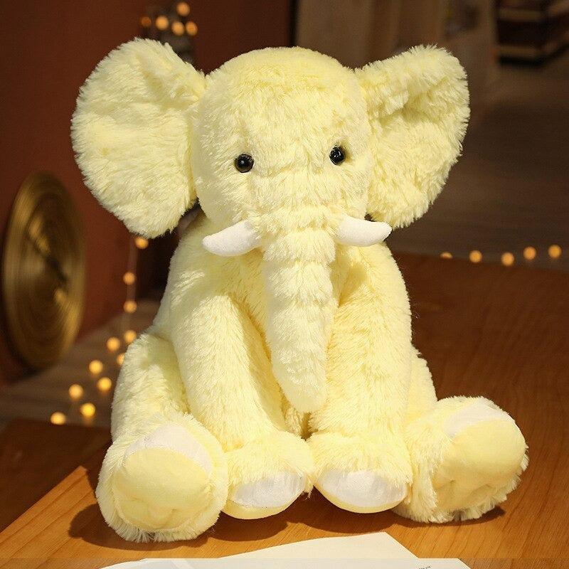 Fat Elephant Plush Toy Pillow For Kids Room Animal Decor