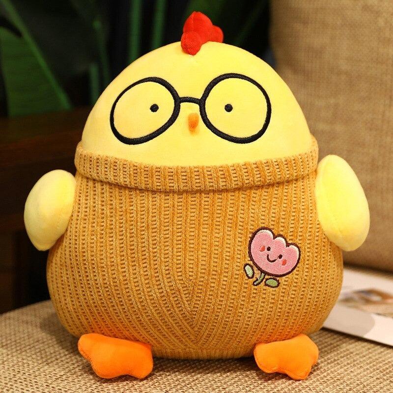 Stuffed Round Chicken Doll With Cotton Plush Toy