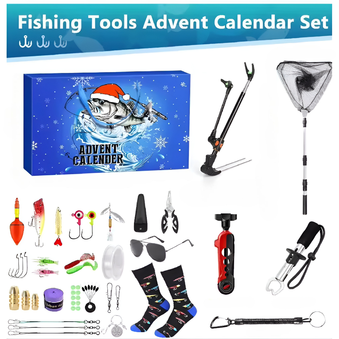Fishing set Christmas Blind Box Christmas Advent Calendar Christmas Blind Box 24 Day
