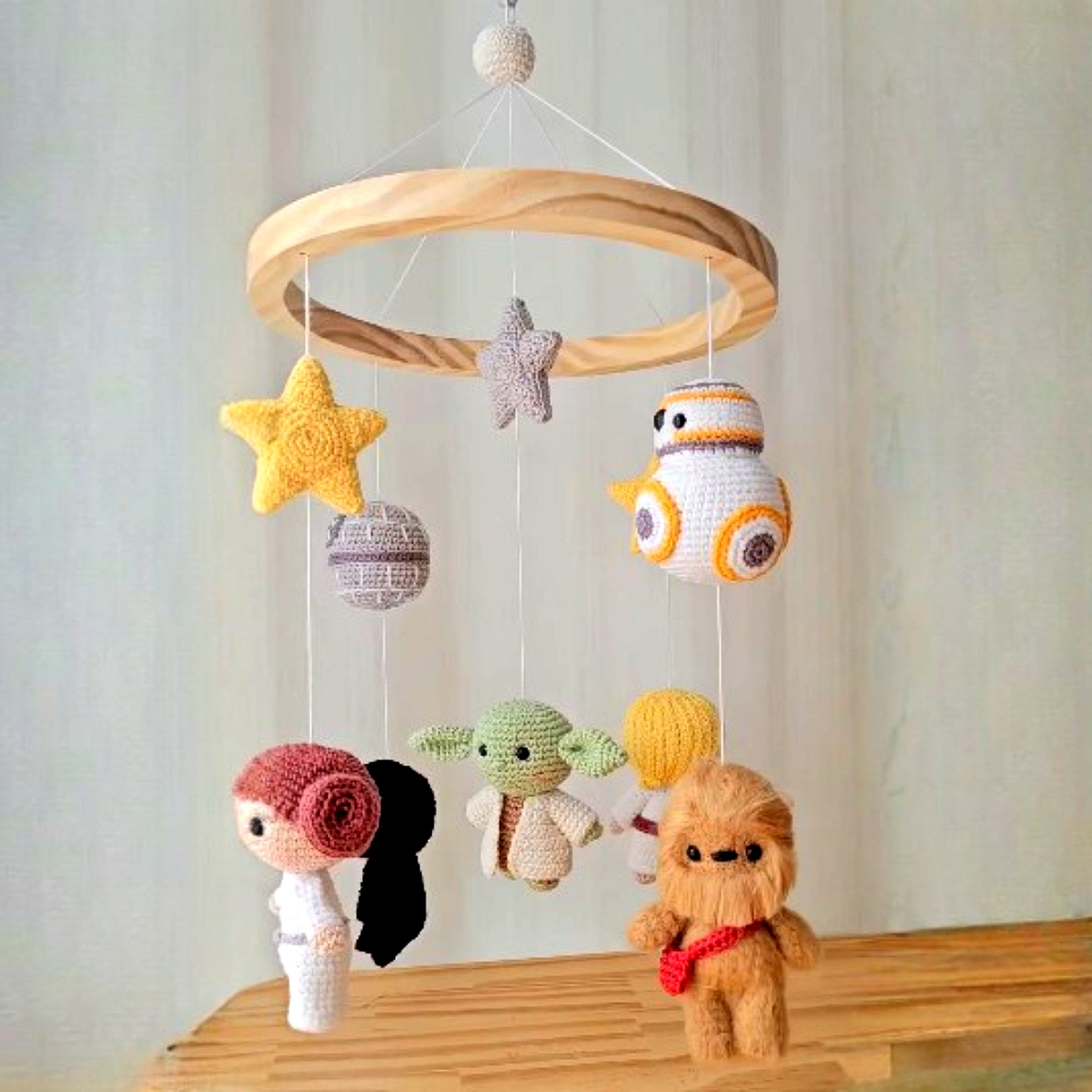 Handmade Star Wars Baby Crib Mobile