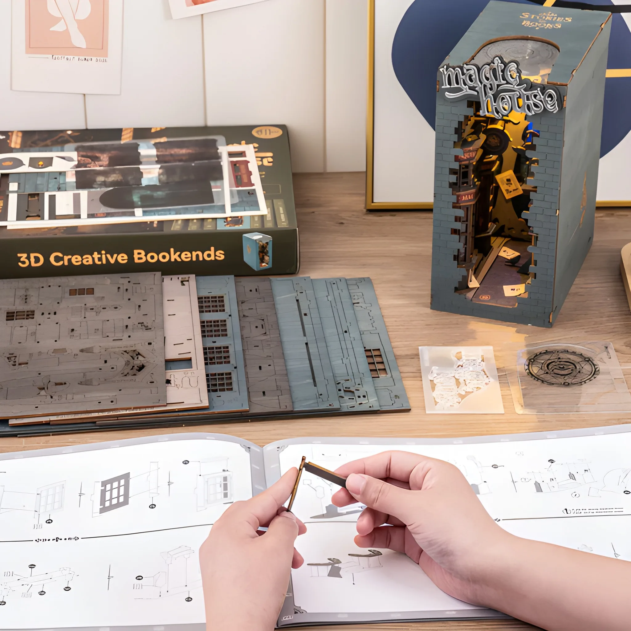 Magic House DIY Book Nook Shelf Insert