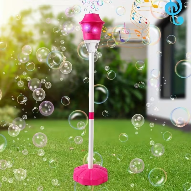 Glowing LED Bubble Fountain Outdoor Toy Maker 