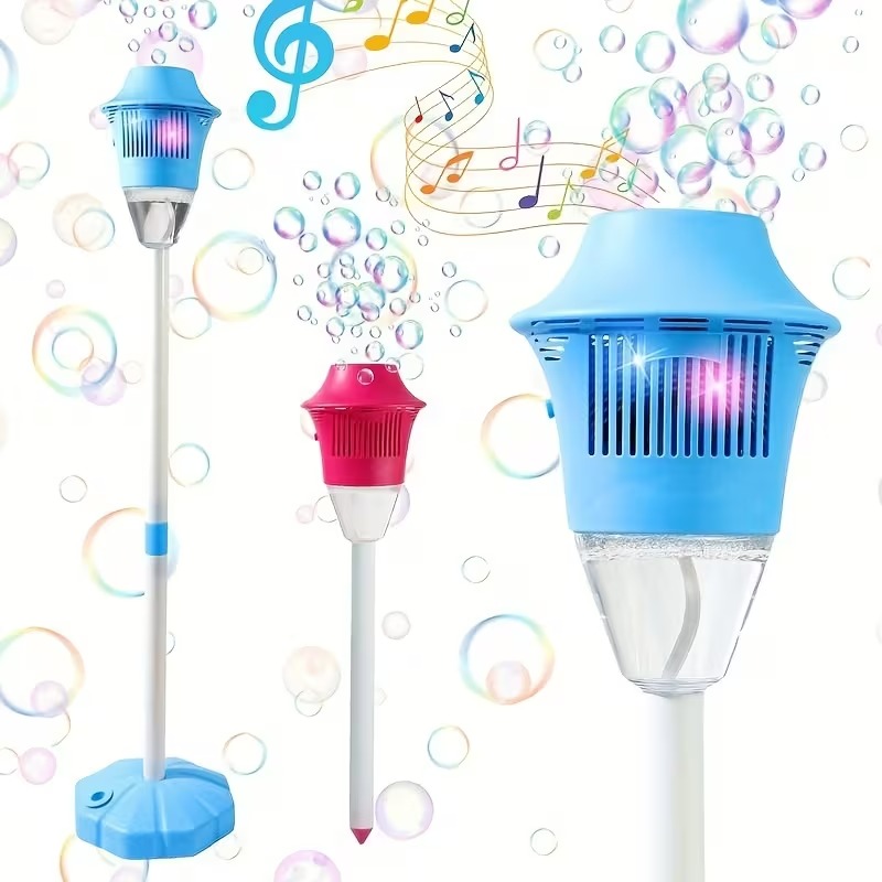 Glowing LED Bubble Fountain Outdoor Toy Maker 