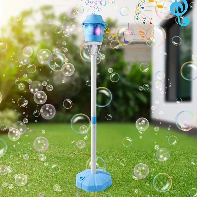 Glowing LED Bubble Fountain Outdoor Toy Maker 