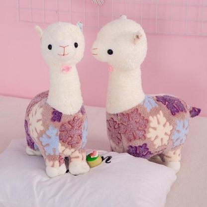 Cartoon Alpacasso Plush Pillow With Soft Cotton Llama