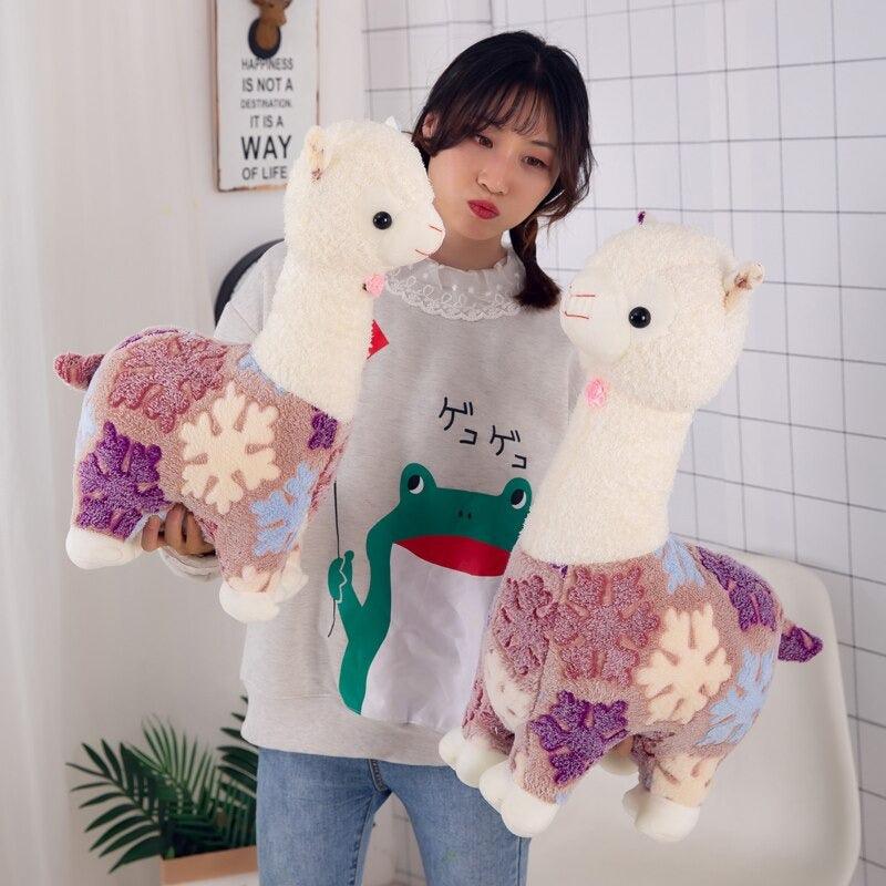 Cartoon Alpacasso Plush Pillow With Soft Cotton Llama
