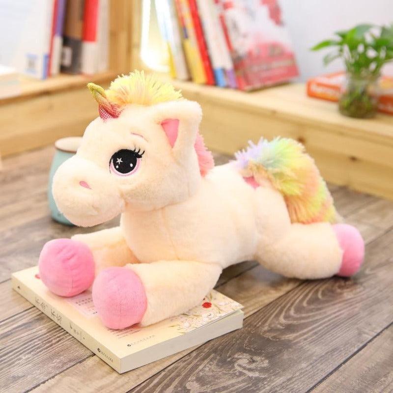 Rainbow Unicorn Plush Toy With Cotton Stuffed Figure