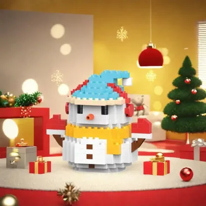 Christmas Character Block Toy Set