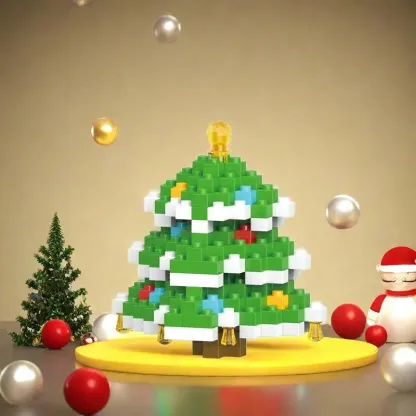 Christmas Character Block Toy Set