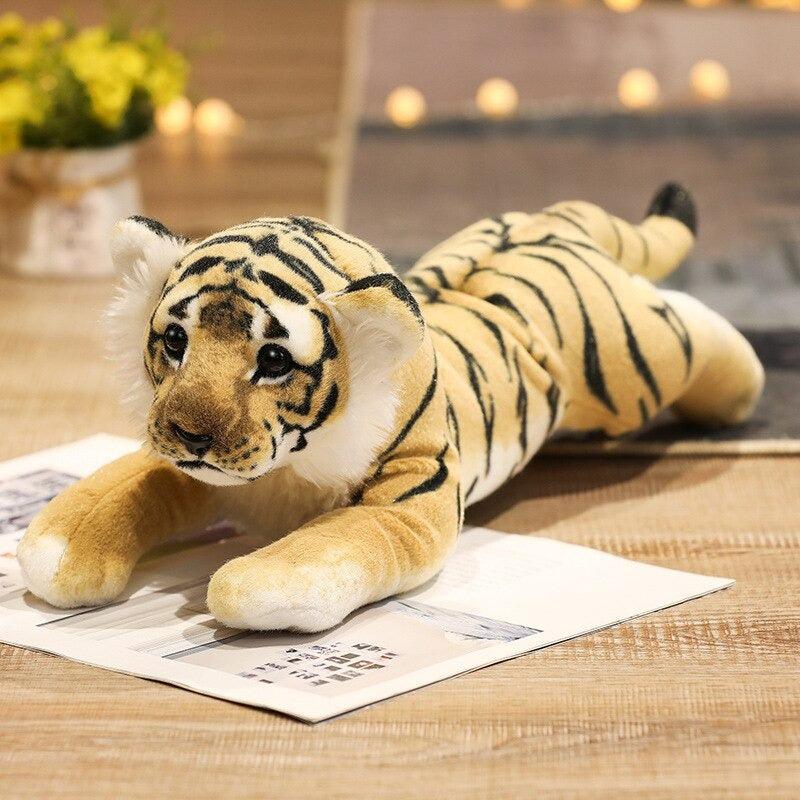 Wild Cats Plush Toy With Jungle Animal Pillow For Room Decor