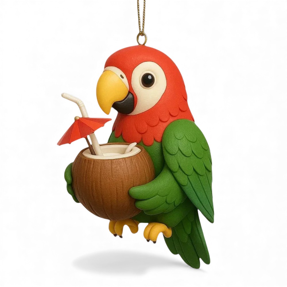 Parrot Figurine Advent Calendar 2025 With Miniature Bird Collectibles