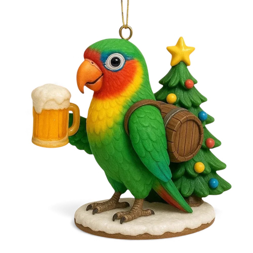 Parrot Figurine Advent Calendar 2025 With Miniature Bird Collectibles