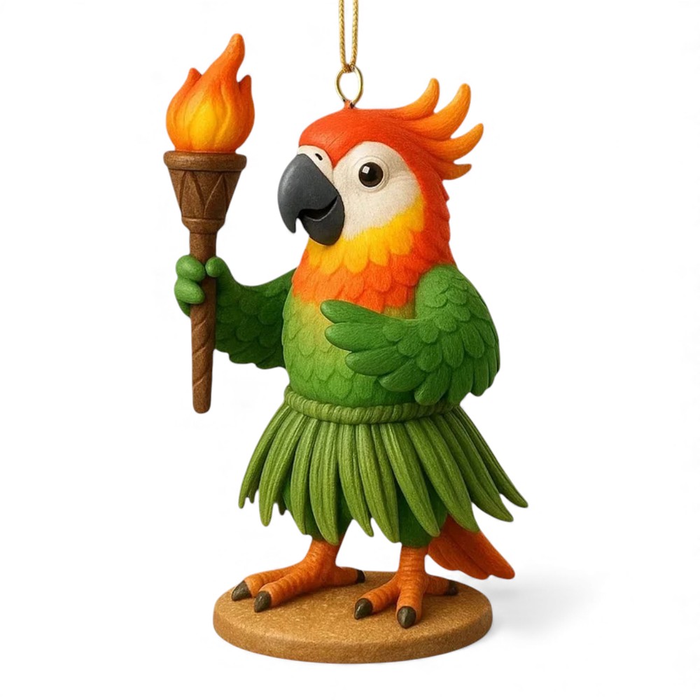 Parrot Figurine Advent Calendar 2025 With Miniature Bird Collectibles