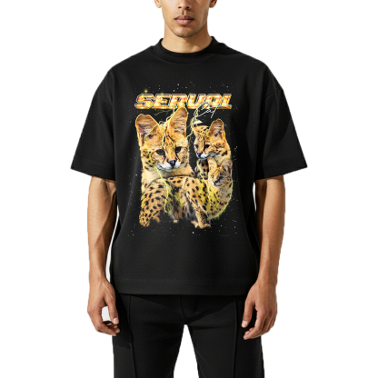 SERVAL VINTAGE SHIRT CUSTOM - PET CUSTOM SHIRT
