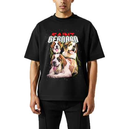 SAINT BERNARD VINTAGE SHIRT CUSTOM - PET CUSTOM SHIRT