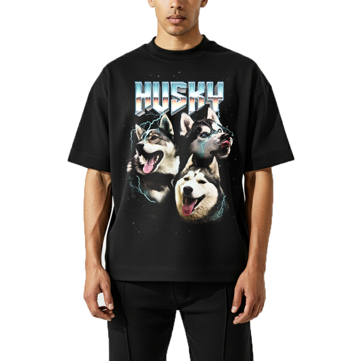 HUSKY VINTAGE SHIRT CUSTOM - PET CUSTOM SHIRT