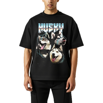 HUSKY VINTAGE SHIRT CUSTOM - PET CUSTOM SHIRT