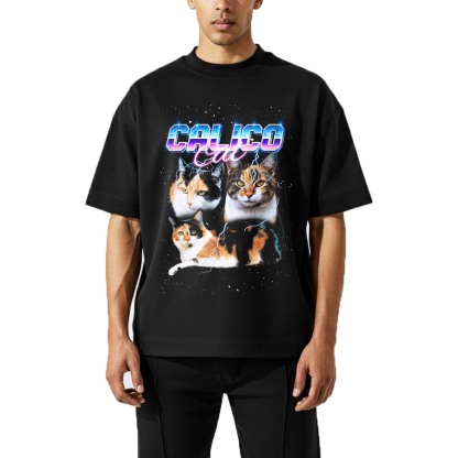 CALICO CAT VINTAGE SHIRT CUSTOM - PET CUSTOM SHIRT