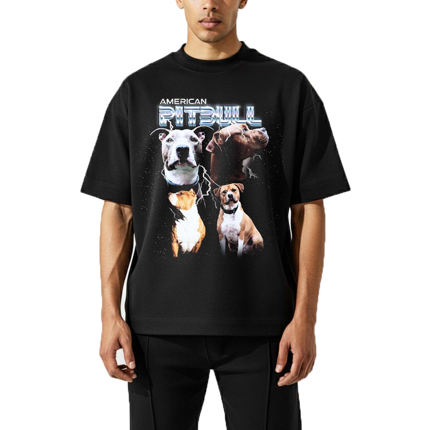 AMERICAN PITBULL VINTAGE SHIRT CUSTOM - PET CUSTOM SHIRT