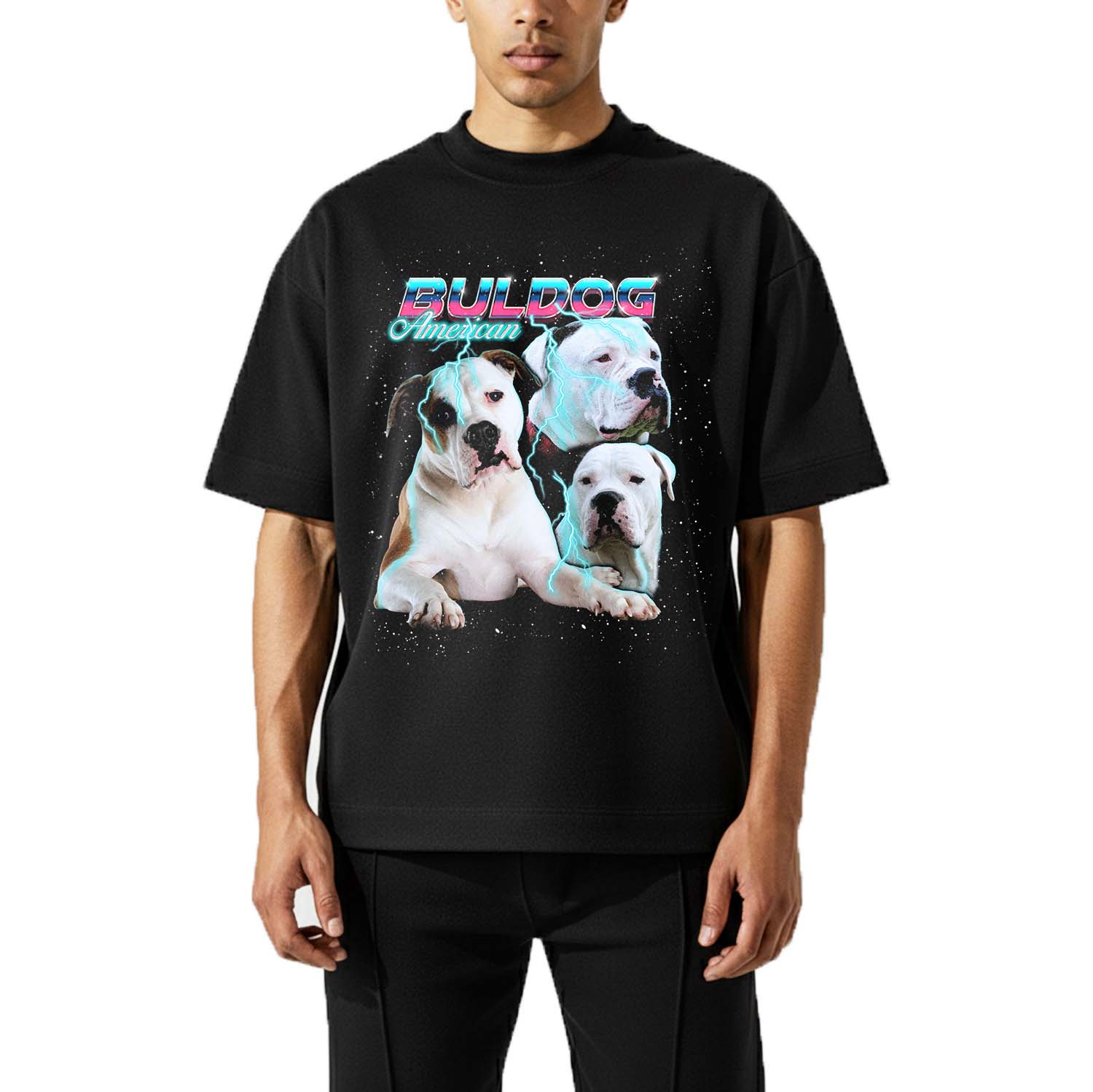 AMERICAN BULDOG VINTAGE SHIRT CUSTOM - PET CUSTOM SHIRT