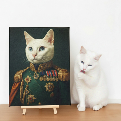 Custom Pet Portrait Digital Download & Canvas Gift - Azaleaagift