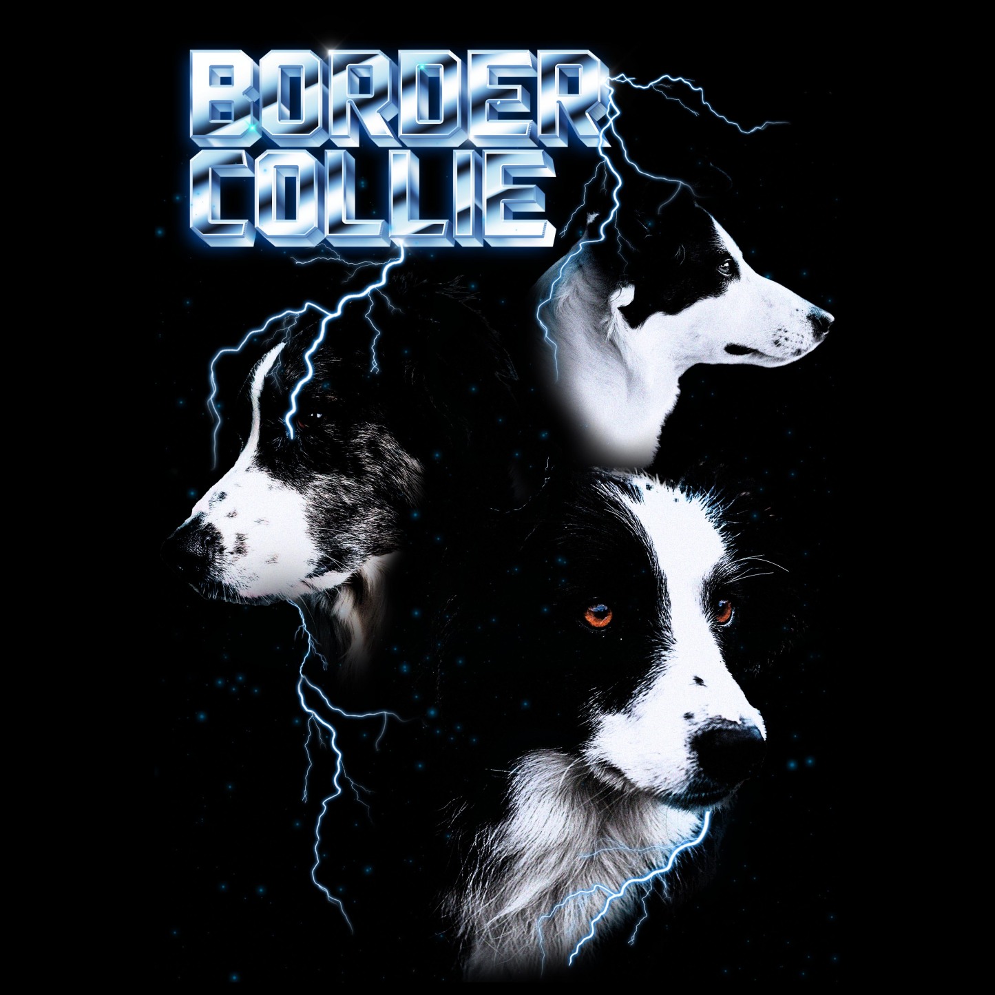 BORDER COLLIE VINTAGE SHIRT CUSTOM - PET CUSTOM SHIRT