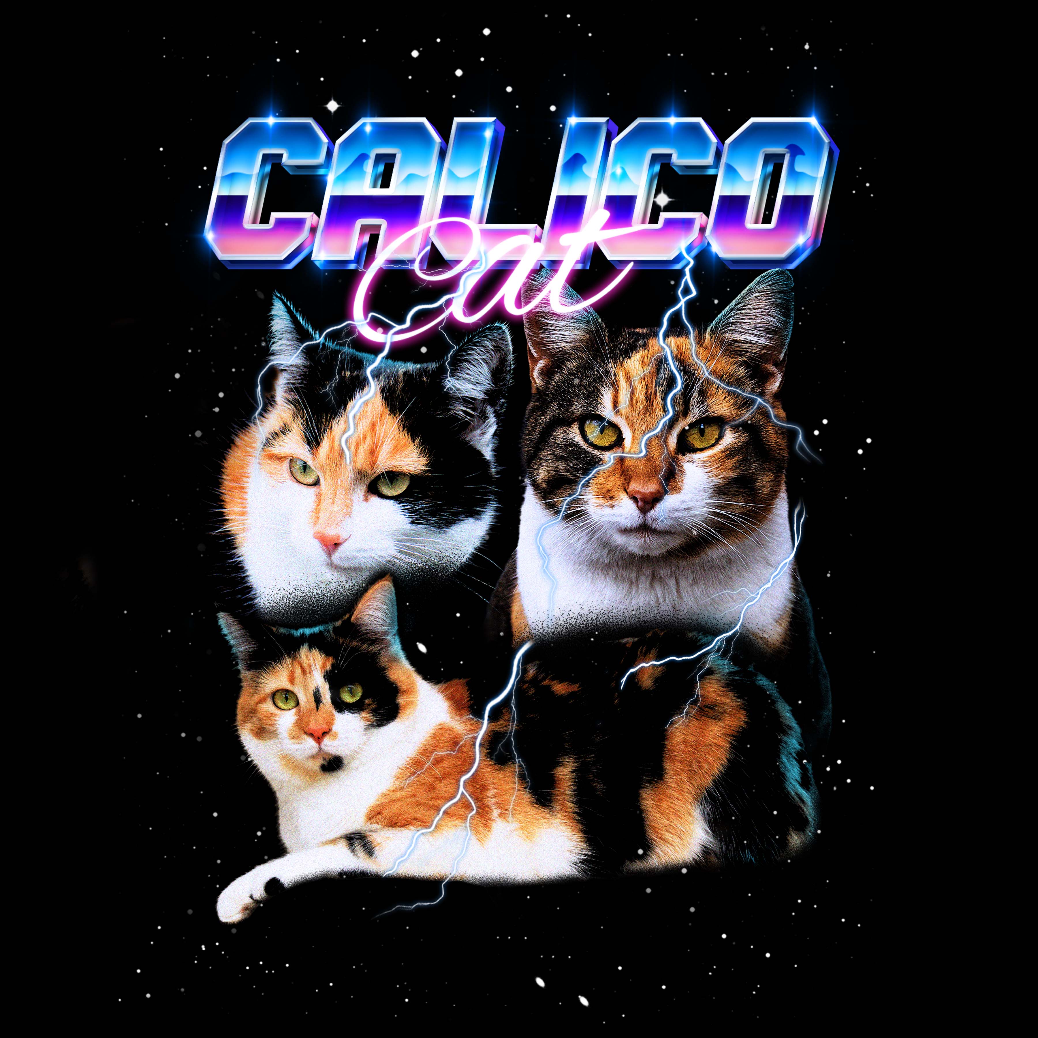 CALICO CAT VINTAGE SHIRT CUSTOM - PET CUSTOM SHIRT