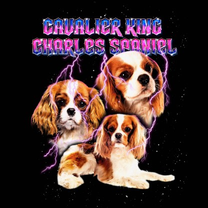 CAVALIER KING CHARLES SPANIEL VINTAGE SHIRT CUSTOM - PET CUSTOM SHIRT