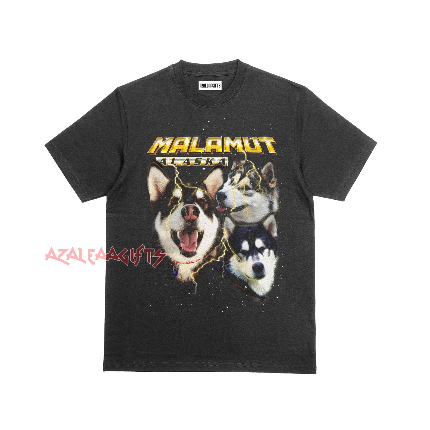 MALAMUT ALASKA VINTAGE SHIRT CUSTOM - PET CUSTOM SHIRT