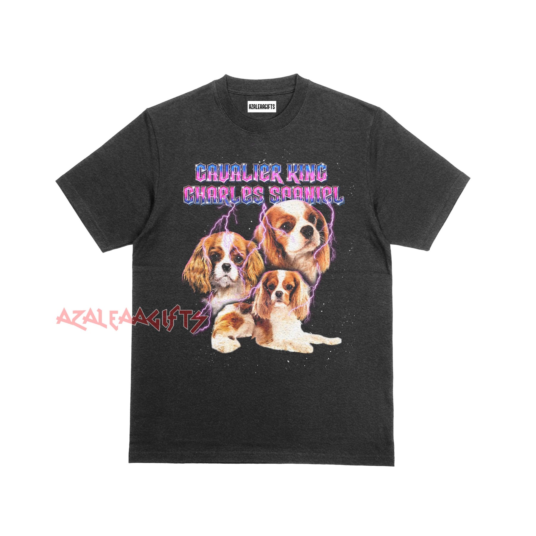CAVALIER KING CHARLES SPANIEL VINTAGE SHIRT CUSTOM - PET CUSTOM SHIRT