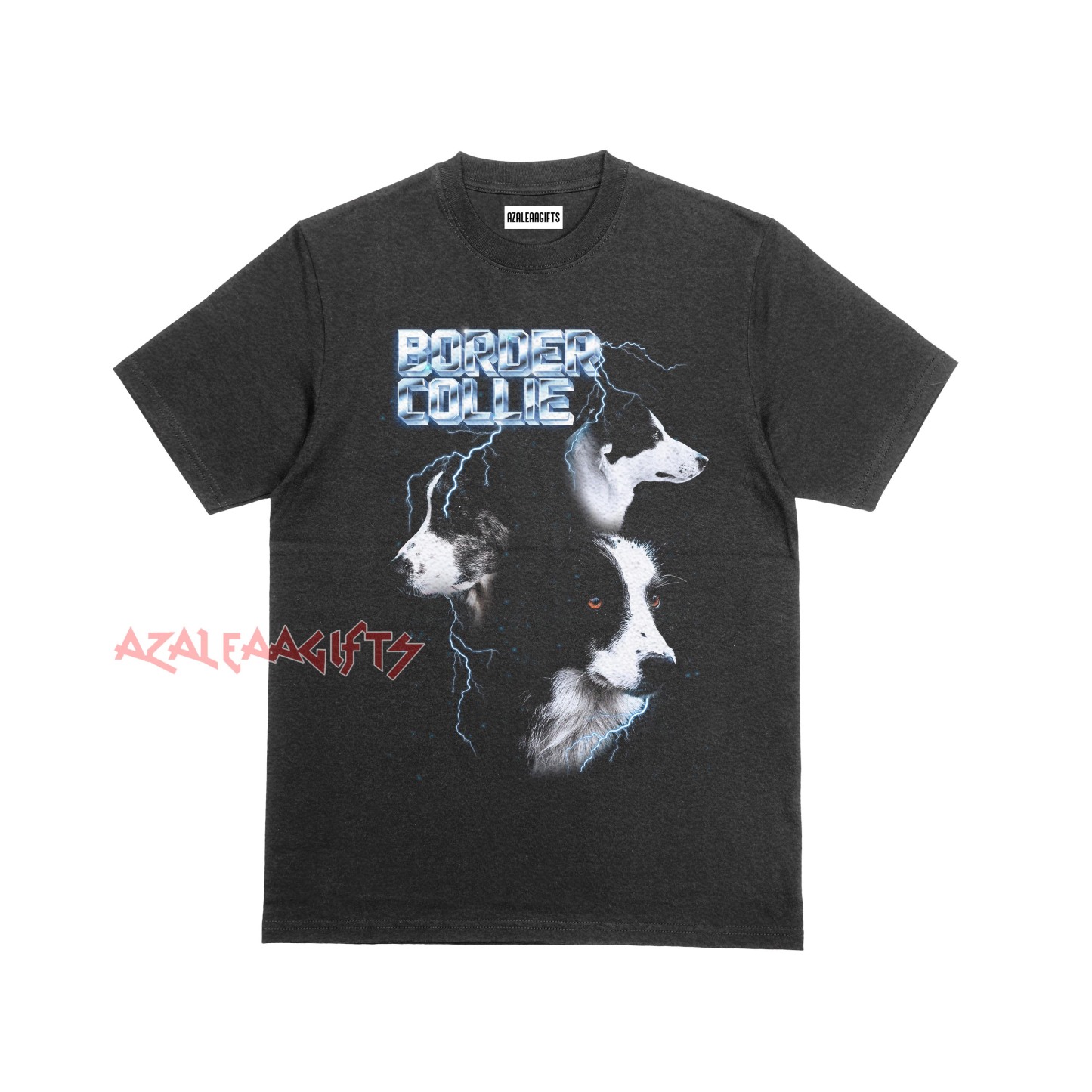 BORDER COLLIE VINTAGE SHIRT CUSTOM - PET CUSTOM SHIRT