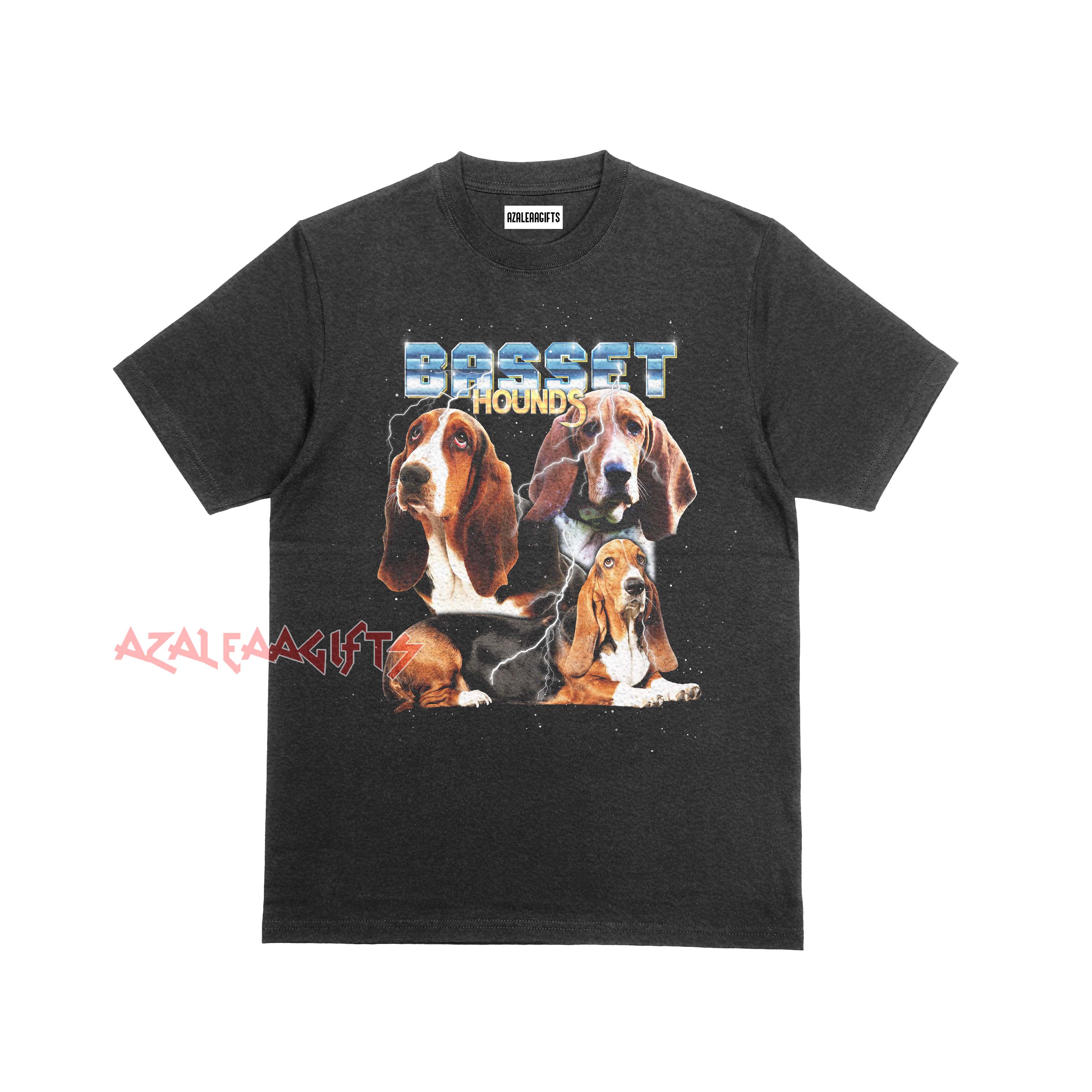 BASSET HOUND VINTAGE SHIRT CUSTOM - PET CUSTOM SHIRT
