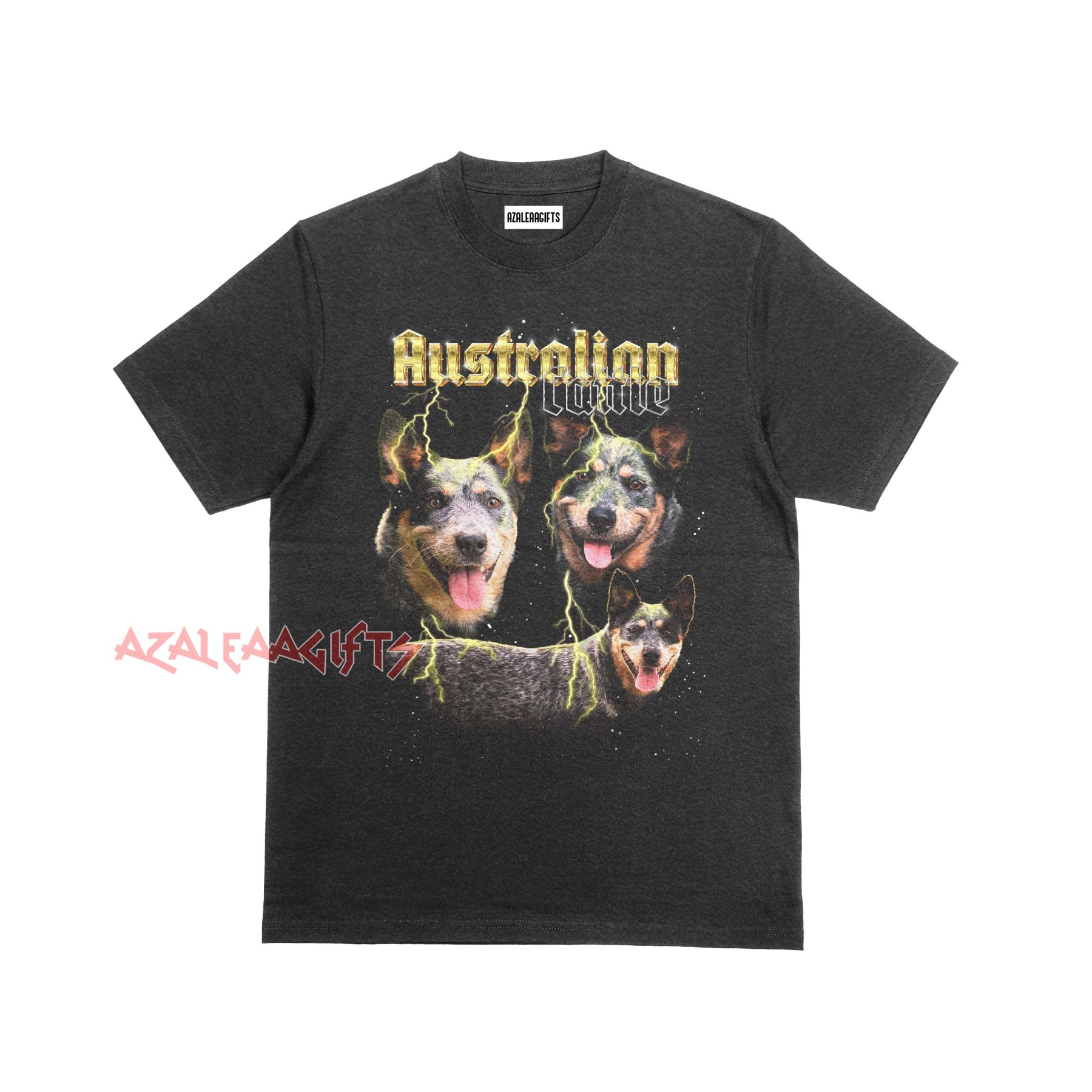 AUSTRALIAN CATTLE VINTAGE SHIRT CUSTOM - PET CUSTOM SHIRT