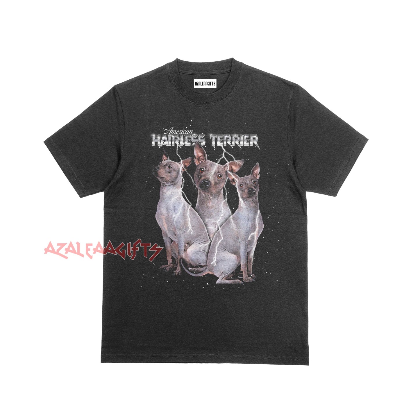 AMERICAN HAIRLESS TERRIER VINTAGE SHIRT CUSTOM - PET CUSTOM SHIRT