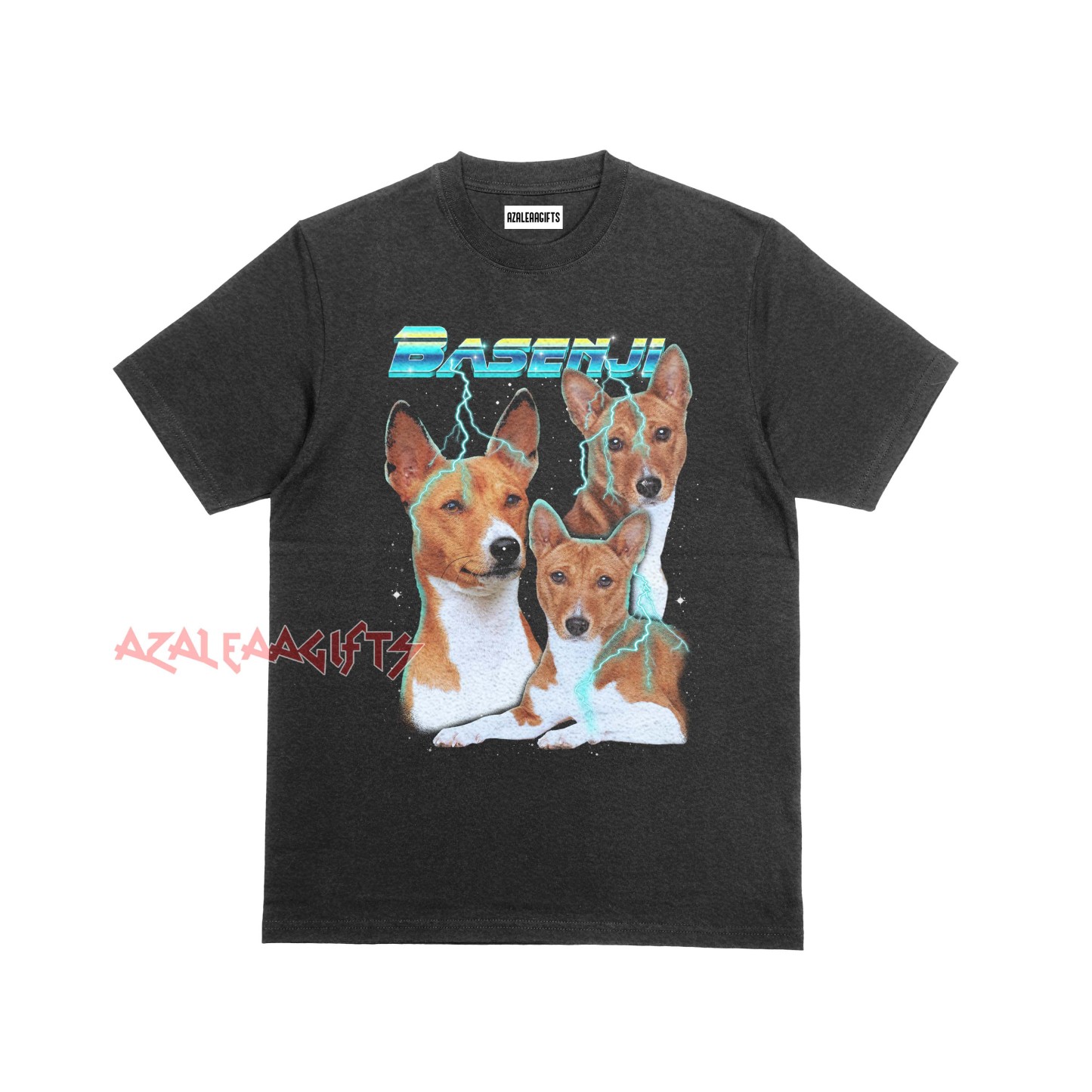 YELLOW BASENJI VINTAGE SHIRT CUSTOM - PET CUSTOM SHIRT