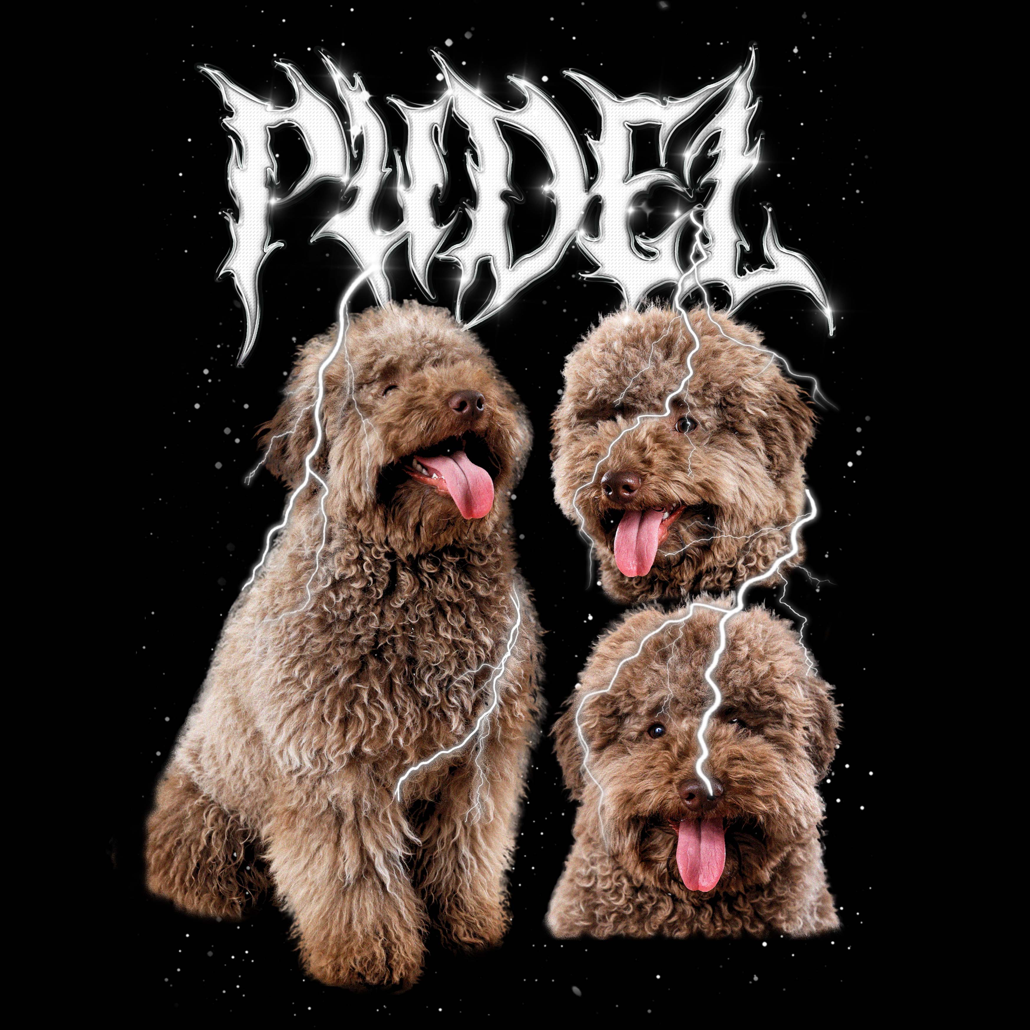 PUDEL VINTAGE SHIRT CUSTOM - PET CUSTOM SHIRT