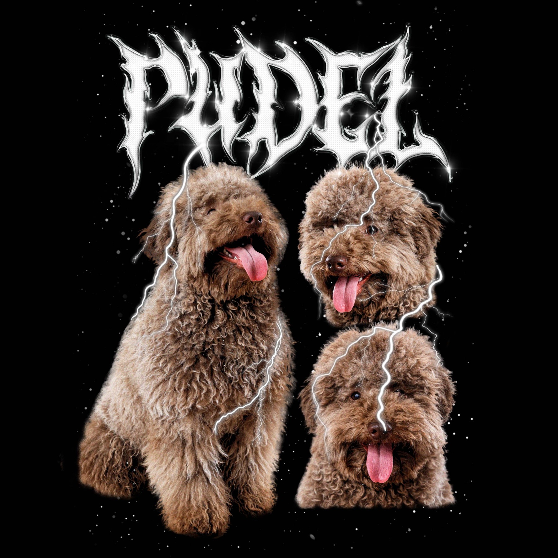 PUDEL VINTAGE SHIRT CUSTOM - PET CUSTOM SHIRT
