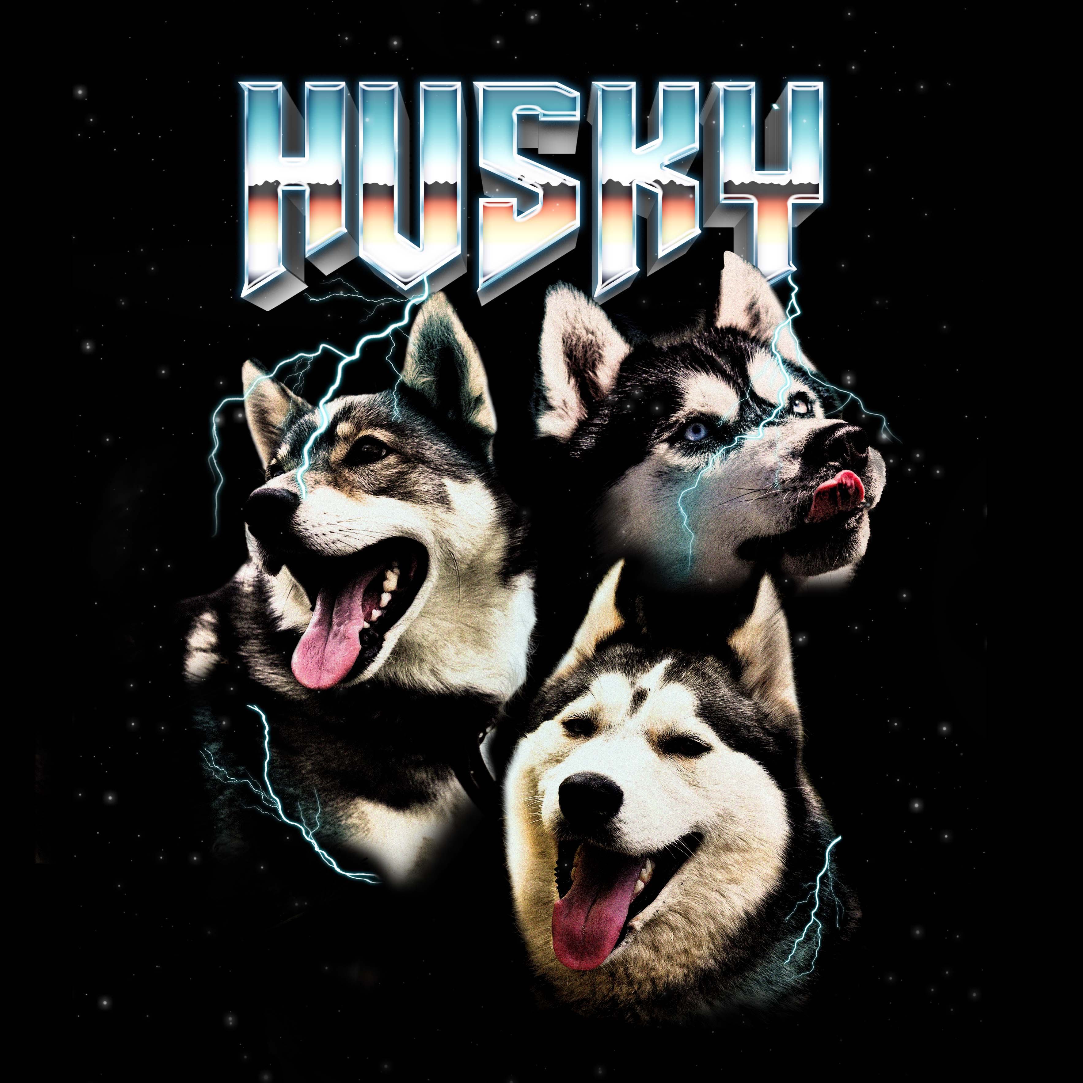 HUSKY VINTAGE SHIRT CUSTOM - PET CUSTOM SHIRT